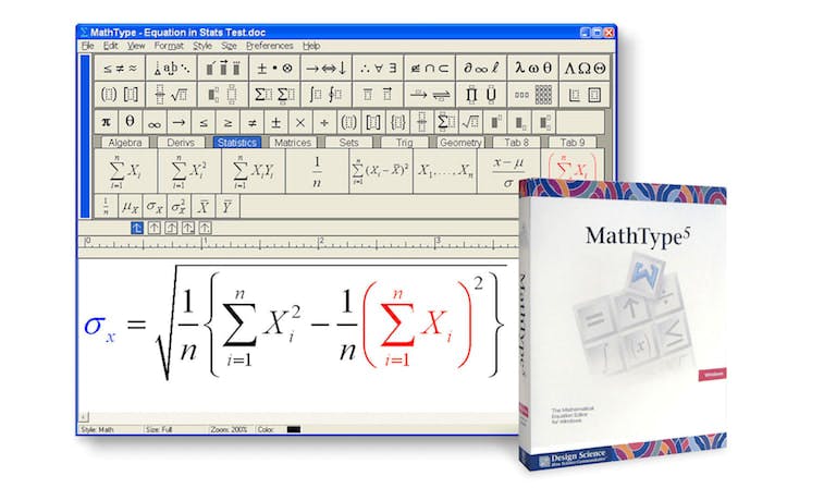 Dùng MathType gõ công thức toán trong LaTeX